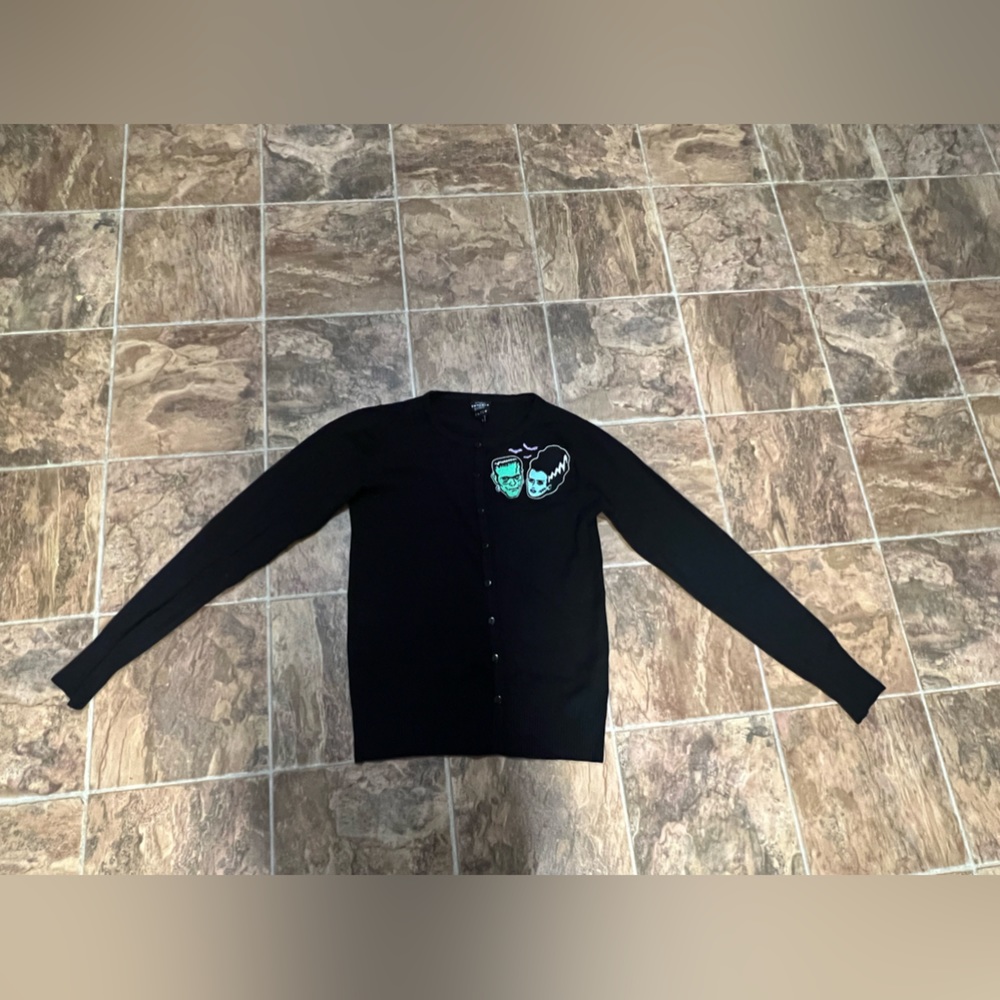 Double trouble monster and bride cardigan